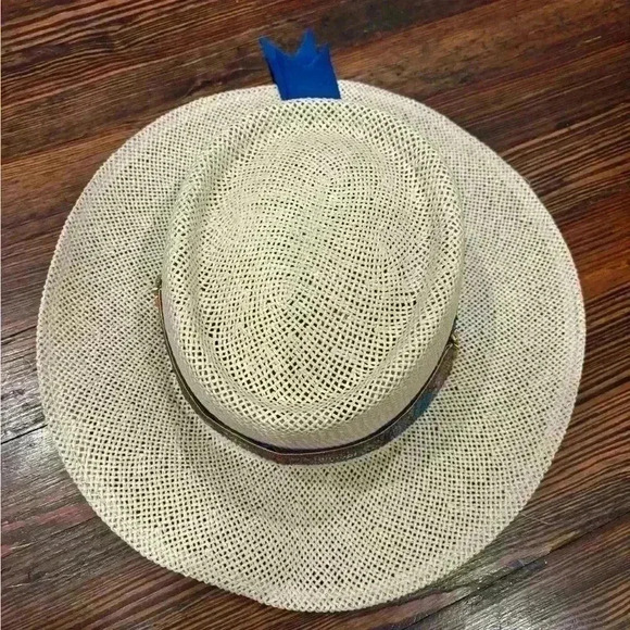 Vintage Duckster Handbeaded Duckster Straw Hat - Picture 8 of 9